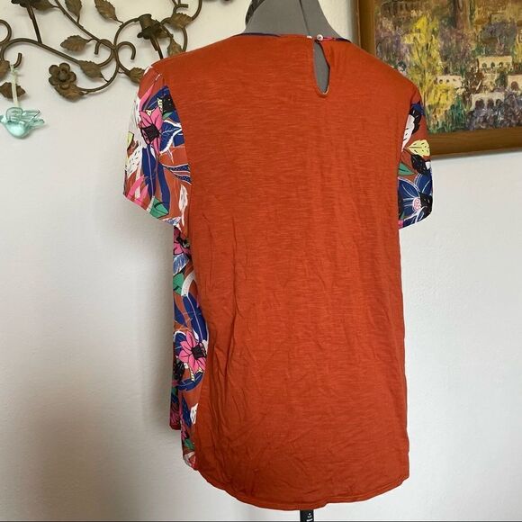 Dolan left coast collection tropical floral blouse - Picture 2 of 7